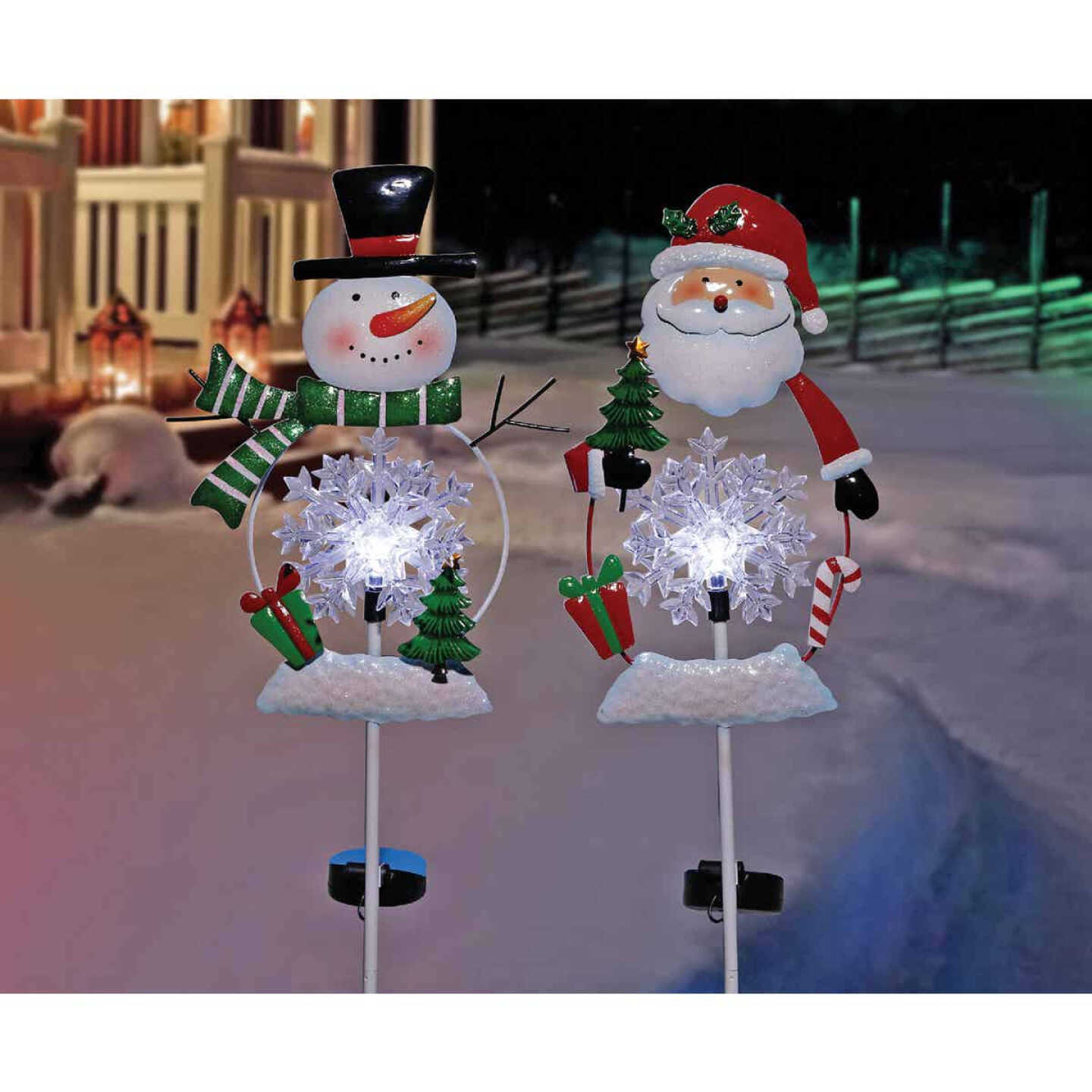 Buy π€© Alpine 36 In. LED Snowman/Santa Solar Stake Light π 4 Buy π€© Alpine 36 In. LED Snowman/Santa Solar Stake Light π - Image 2